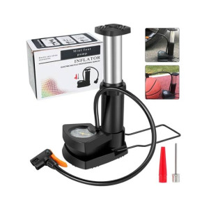 High Pressure Foot Air Pump with Gauge