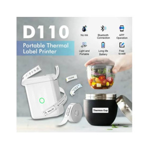 Smart Label Thermal Printer With 1 Label Roll
