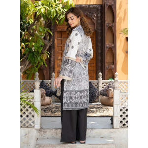 Ahlam Shadow Lace Printed 2-Piece lawn