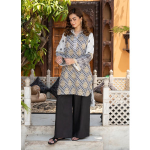 Ahlam Shadow Lace Printed 2-Piece lawn