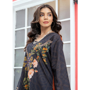 Ahlam Gilded Vine Printed Lawn Kurta Set 2-Piece