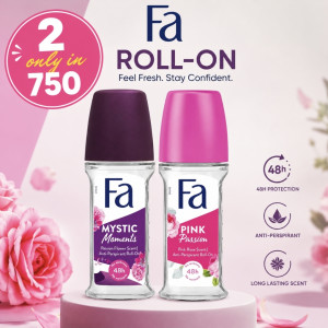 Letsshop Anti Perspirant Roll On Deodorant 50ml - Pack of 2