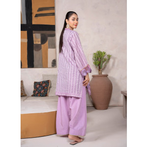Ahlam Lavender Classic Embroidered Jacquard Banarsi 2 Piece Suit