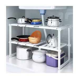 Matrix Adjustable Under Sink Shelf