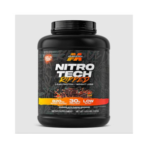 MuscleTech Nitro-Tech Ripped Lean Protein + Weight Loss – Chocolate Fudge Brownie (4.02 lbs / 1.82 kg)