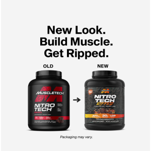 MuscleTech Nitro-Tech Ripped Lean Protein + Weight Loss – Chocolate Fudge Brownie (4.02 lbs / 1.82 kg)