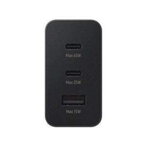 Samsung 65W 3 Pin Power Adapter Trio Black