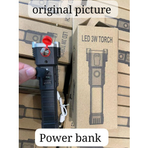 Multifunction Portable Flashlight Rechargeable LED Torch