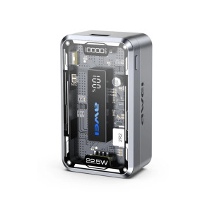 AWEI 22.5W P111K 10000mAh Power Bank - Silver