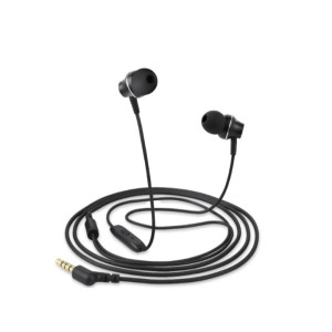 Wire Earphone With Sound Bass Black
