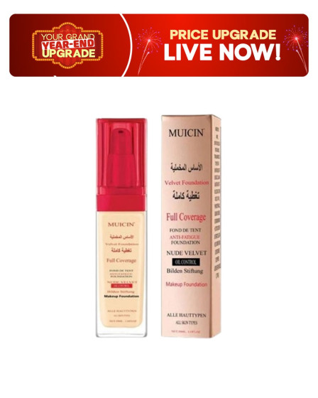 iShopping - Muicin Nude Velvet Full Coverage Foundation - Fair 30ml (Muifnd0130)