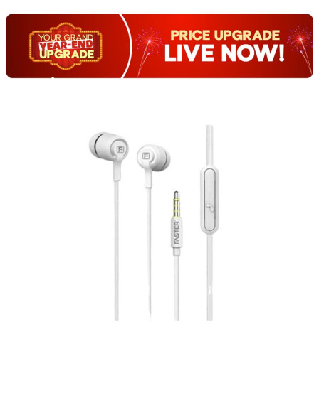 iShopping - Faster F9 Pro Crystal Clear Sound Handfree - White