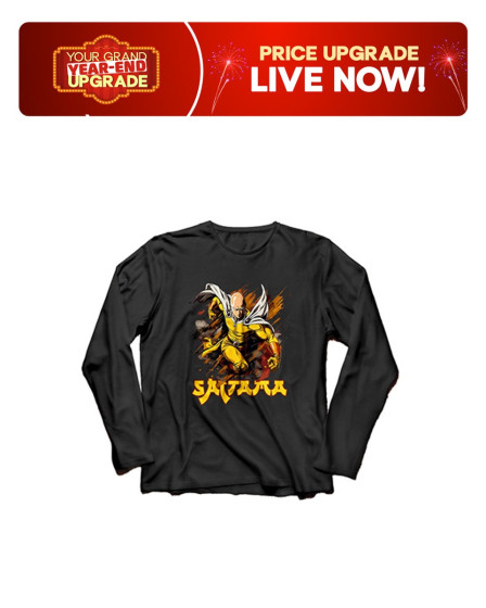 iShopping - Genteez Saitama Digital Printed Full Sleeves T Shirt For Men