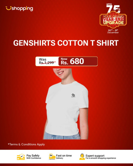 iShopping - Genshirts Cotton T Shirt For Unisex