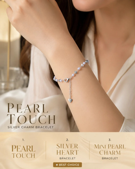 iShopping - House Of Nar Pearl Heart Bracelet