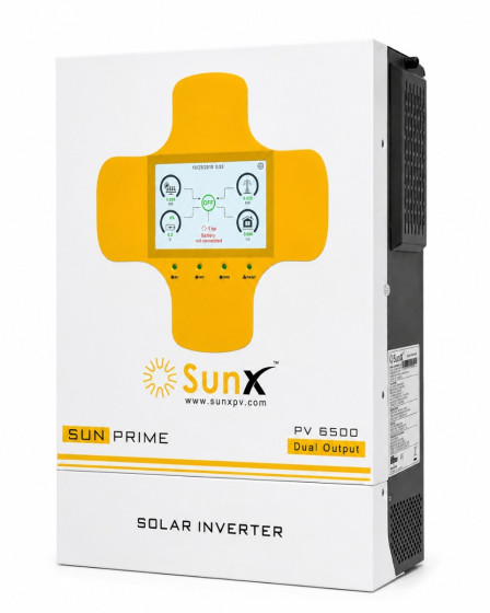 iShopping - SunX Sun-Prime 4kW Hybrid Solar Inverter (PV6500)