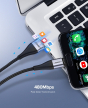 iShopping - UGREEN Magnetic 3A Type-Micro Fast Charging Cable 1M Black