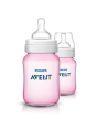 iShopping - Philips Avent Classic Plus Baby Bottle 260ML 2 Pcs - 1m+ (SCF564/27)