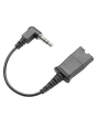 iShopping - Plantronics Quick Disconnect to 3.5mm Cable Black