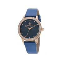 Bigotti Analog Leather Women's Watch Navy Blue (BG.1.10025-3)