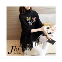 Charming Closet Butterfly Printed Top For Women Black