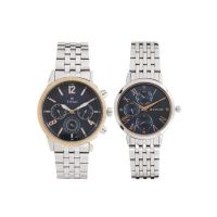Titan Analog Couple's Watch Silver (17342569KM01)