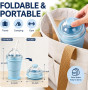 iShopping - Portable Silicone Folding Cup 325ml -(Random Color)