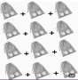 iShopping - ANS Plastic Stackable Shoe Organizer - Pack of 12