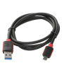 iShopping - The AZY Micro USB 3.0 Fast Charging Data Cable For Android Black