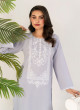 iShopping - Ahlam Light Purple Embroidered Lawn Suit 2-piece