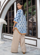 iShopping - Ahlam Azure Bloom Printed Lawn Kurta Set 2-piece