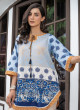 iShopping - Ahlam Azure Bloom Printed Lawn Kurta Set 2-piece