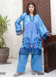iShopping - Ahlam Azure Lagoon Cotton Suit 2-Piece