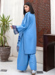 iShopping - Ahlam Azure Lagoon Cotton Suit 2-Piece