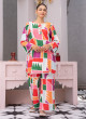iShopping - Ahlam Carnival Printed Linen kurta Set 2-piece