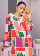 iShopping - Ahlam Carnival Printed Linen kurta Set 2-piece