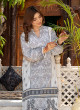 iShopping - Ahlam Charcoal Bloom Printed Lawn Kurta Set 2-Piece