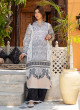 iShopping - Ahlam Charcoal Bloom Printed Lawn Kurta Set 2-Piece