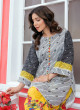 iShopping - Ahlam Citron Geometry Printed Lawn Kurta Set 2-Piece