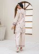 iShopping - Ahlam Classic Beige Minimal Printed Lawn Kurta 1-piece