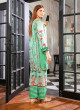 iShopping - Ahlam Classic Emerald Green Tunic Printed Lawn Kurta 1-piece