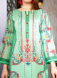 iShopping - Ahlam Classic Emerald Green Tunic Printed Lawn Co-ord Set 2-piece