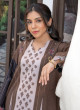 iShopping - Ahlam Cocoa Bloom Printed Lawn Kurta Set 2-piece