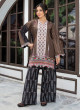 iShopping - Ahlam Cocoa Bloom Printed Lawn Kurta Set 2-piece