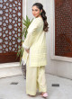 iShopping - Ahlam Cream Dahlia Cotton Suit 2-Piece