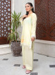 iShopping - Ahlam Cream Dahlia Cotton Suit 2-Piece