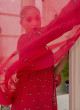 iShopping - Ahlam Crimson Aura Embroidered Chiffon Set 3-piece