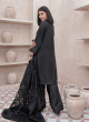iShopping - Ahlam Crimson Blossom Embroidery Raw Silk Suit 3-piece