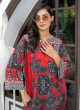 iShopping - Ahlam Crimson Eclipse Printed Lawn Kurta Set 2-piece