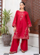 iShopping - Ahlam Crimson Reverie Cotton Suit 2-Piece